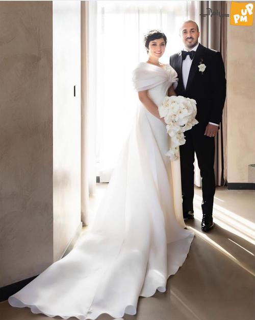 مدل موهای پیکسی این بازیگر زن ترکیه در مراسم عروسی اش!